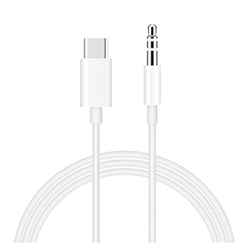 Bolwins C50S USB-C auf 3,5mm Klinkenstecker Audio Adapter – 1m Kabel für Kopfhörer, Autoradios und Heimstereoanlagen – Ideal für USB-C-Geräte von Bolwins