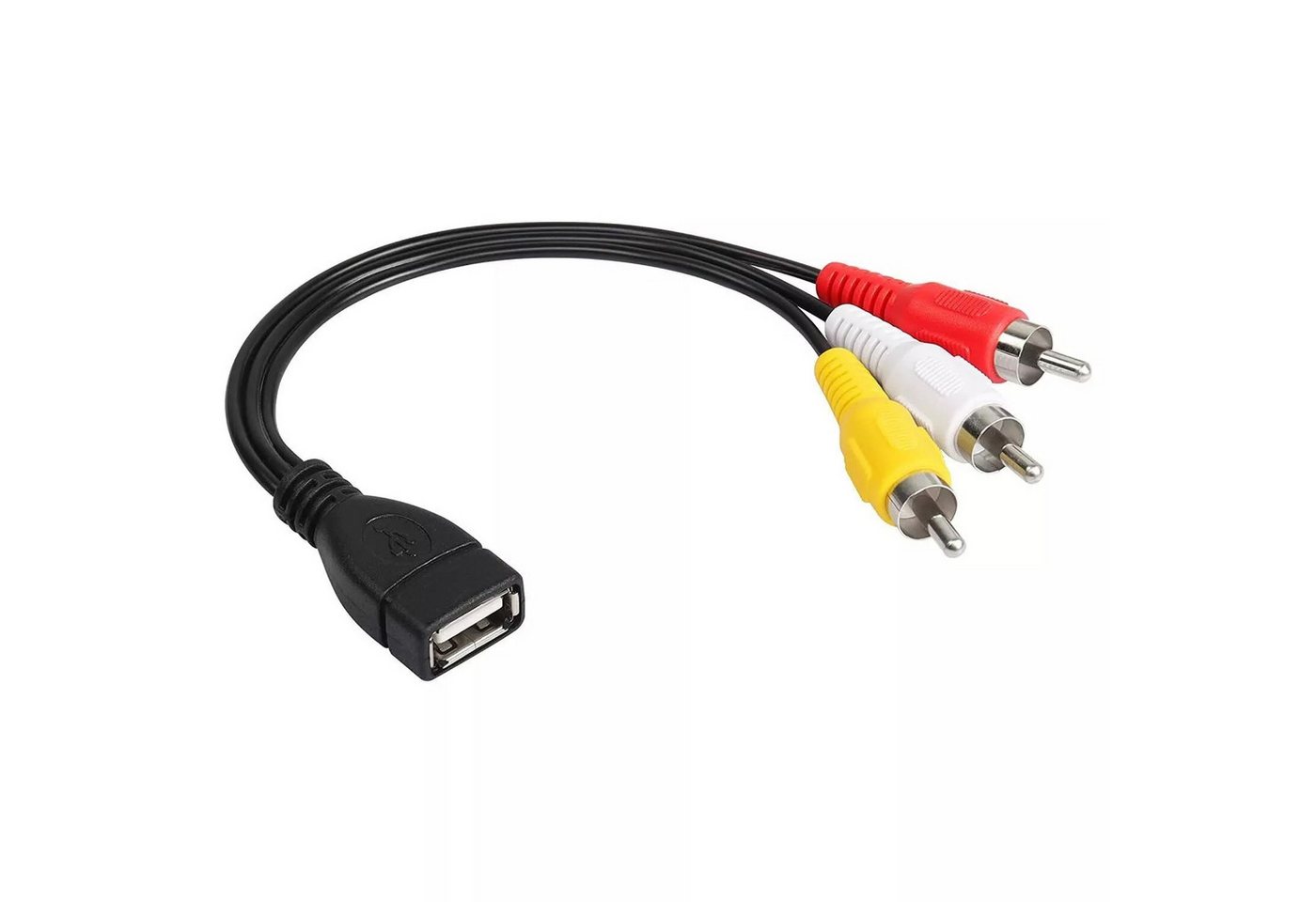 Bolwins D48 USB auf 3 Cinch Kabel USB 2.0 Buchse auf 3RCA AV Audio Video 30cm Audio- & Video-Kabel Bolwins D48 USB auf 3 Cinch Kabel USB 2.0 Buchse auf 3RCA AV Audio Video 30cm Audio- & Video-Kabel von Bolwins