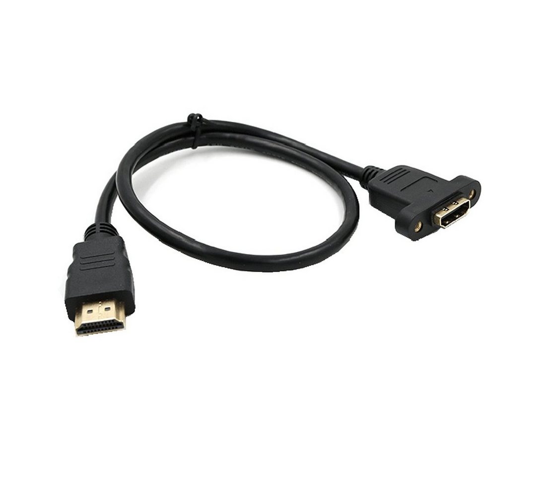 Bolwins D49 HDMI Verlängerungskabel Adapter HDMI M zu F für PC TV Monitor Verlängerungskabel, (30 cm) von Bolwins