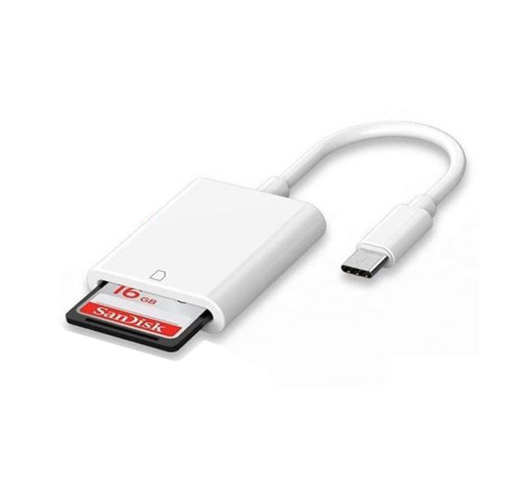Bolwins D65 USB-C auf SD Kartenleser Speicherkarte OTG Kartenlesegerät Kabel Computer-Adapter von Bolwins