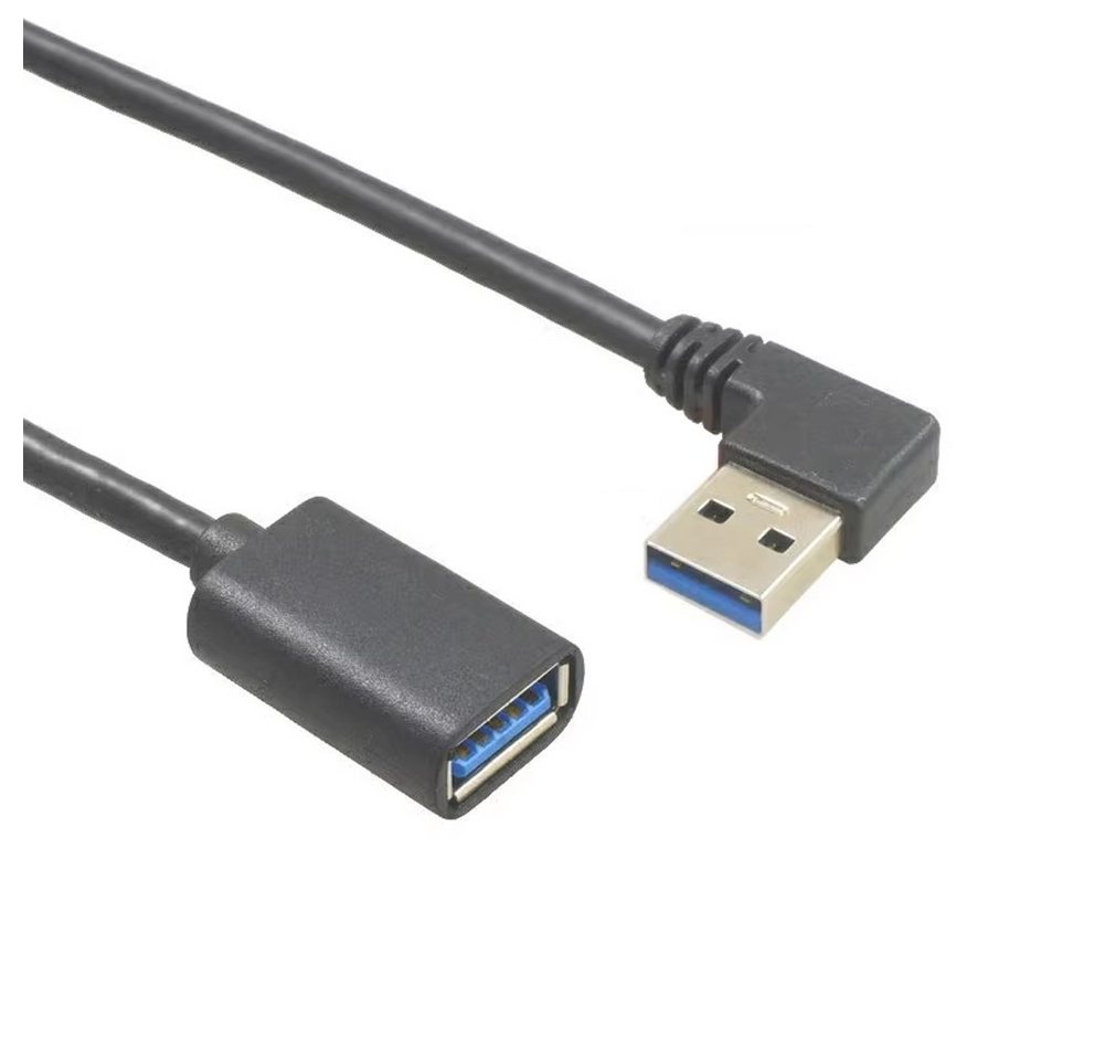 Bolwins D86 USB 3.0 Verlängerungskabel Kabel Adapter nach rechts abgewinkelt Computer-Kabel von Bolwins