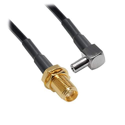 Bolwins E35S TS9 Stecker auf SMA Buchse Kabel abgewinkelt WLAN Antenne Verlängerungskabel externe Antenne kompatibel Router 4G LTE von Bolwins