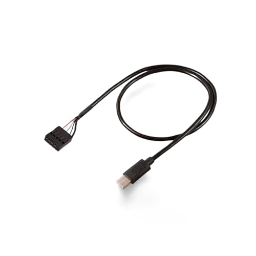 Bolwins F23S 50cm USB-C auf 9-Pin Header Dupont Kabel – Stecker auf 9-polige Buchse, Verlängerungskabel für Mainboard, Header PCB, Datenübertragung und Stromversorgung von Bolwins