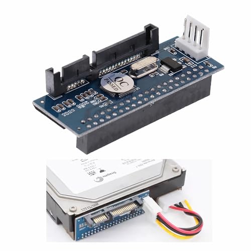 Bolwins F40S 3.5" IDE/PATA auf SATA Konverter Adapter, 40-Pin IDE Festplatte zu SATA Buchse, PCBA Konverter für 3.5 Zoll Desktop Festplatten, Kompatibel mit 40-Pin IDE HDDs Bolwins F40S 3.5" IDE/PATA auf SATA Konverter Adapter, 40-Pin IDE Festplatte zu SATA Buchse, PCBA Konverter für 3.5 Zoll Desktop Festplatten, Kompatibel mit 40-Pin IDE HDDs von Bolwins