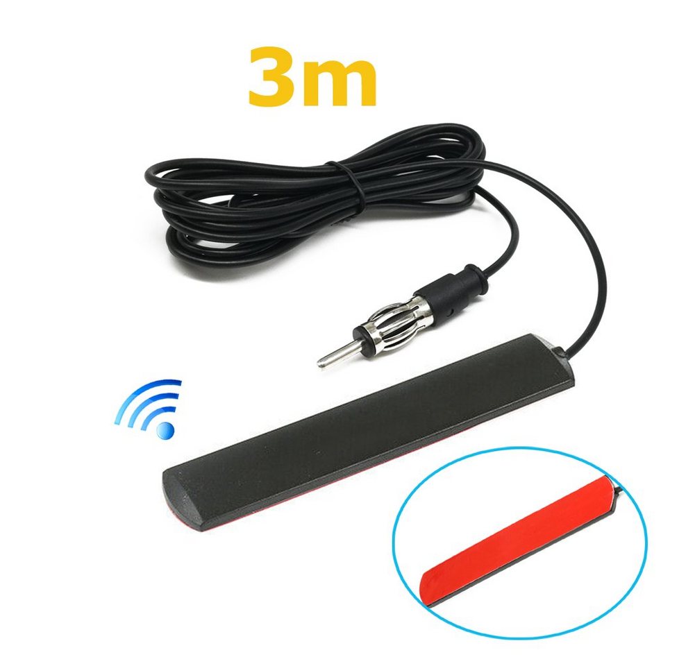 Bolwins F72 Auto Radioantenne FM Radio Antenne Patch Windschutzscheiben Paste Autoradio-Scheibenantenne Bolwins F72 Auto Radioantenne FM Radio Antenne Patch Windschutzscheiben Paste Autoradio-Scheibenantenne von Bolwins