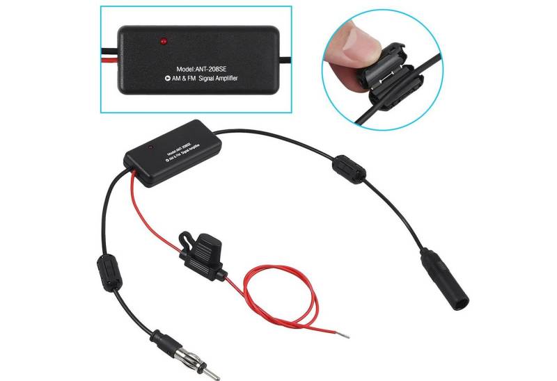 Bolwins F73 KFZ Radio Antennenverstärker AM / FM Antenne Signal Verstärker Audioverstärker von Bolwins