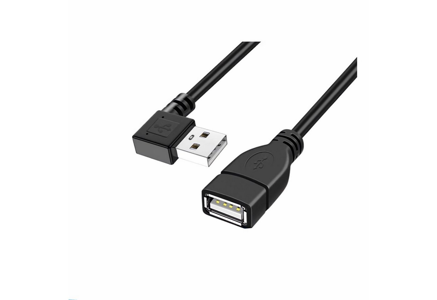 Bolwins G30 USB 2.0 Verlängerung Adapter Verlängerungskabel nach links 20cm Computer-Kabel von Bolwins