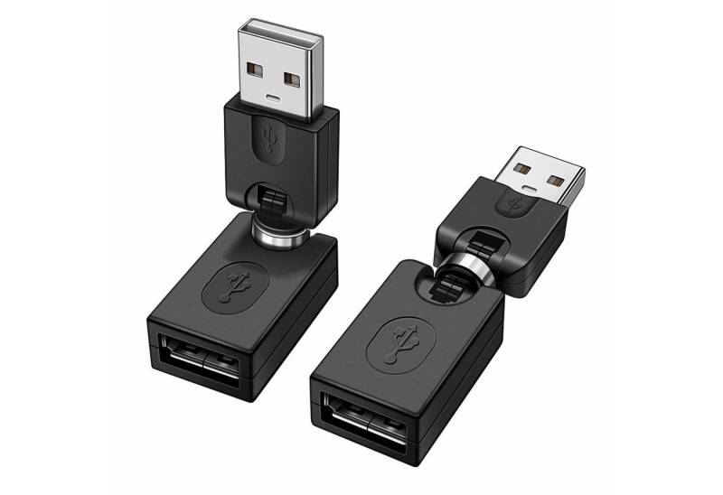 Bolwins G37 USB A Buchse auf Stecker Kabel Adapter Verlängerung PC Laptop 360° Computer-Adapter von Bolwins