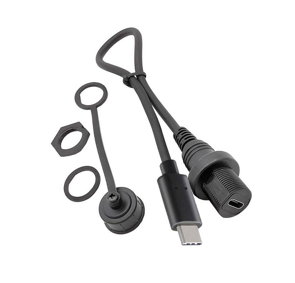 Bolwins G57 USB C Kabel USB 3.1 Type C Stecker auf Buchse Auto Boat Motorrad Computer-Kabel von Bolwins