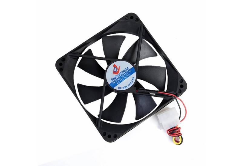 Bolwins Gehäuselüfter G56C 4pin 12V 120x120x25mm Brushless Lüfter Lüfterkühler Kühler für PC von Bolwins