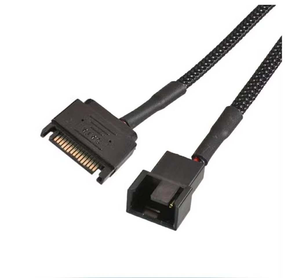 Bolwins I37 SATA Stecker auf 3p /4-Pin Adapterkabel für 12V Computer PC Lüfter Computer-Kabel von Bolwins