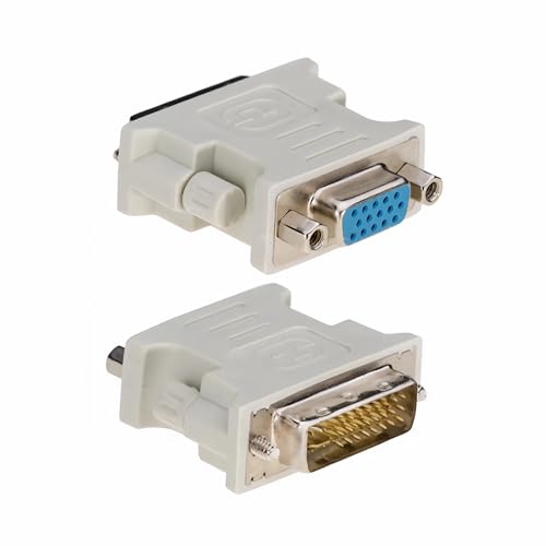 Bolwins J08S DVI auf VGA Adapter – DVI-D 24+5 Stecker auf VGA 15-pol Buchse – Hochwertiger Monitoradapter für PC, Laptop, HDTV, DVD-Player Bolwins J08S DVI auf VGA Adapter – DVI-D 24+5 Stecker auf VGA 15-pol Buchse – Hochwertiger Monitoradapter für PC, Laptop, HDTV, DVD-Player von Bolwins