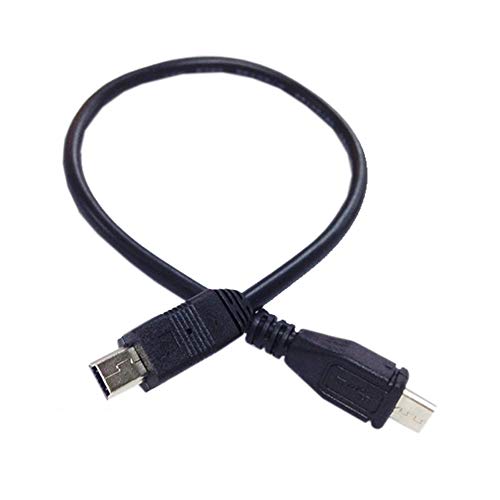 Bolwins K11S Micro USB auf Mini USB Kabel OTG USB Verbindungskabel, USB 2.0 Mini USB 5 Pin Stecker auf USB Micro B Datenkabel, Ladekabel 25cm von Bolwins