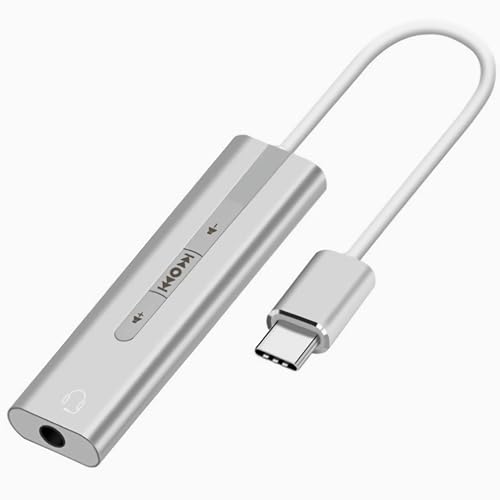 Bolwins K47S USB-C auf 3,5mm Klinke Adapter – Typ-C auf Aux Stereo Audio Kabel für Kopfhörer, Lautsprecher, Mikrofon, Headset – Kompatibel mit, Android Smartphone Bolwins K47S USB-C auf 3,5mm Klinke Adapter – Typ-C auf Aux Stereo Audio Kabel für Kopfhörer, Lautsprecher, Mikrofon, Headset – Kompatibel mit, Android Smartphone von Bolwins