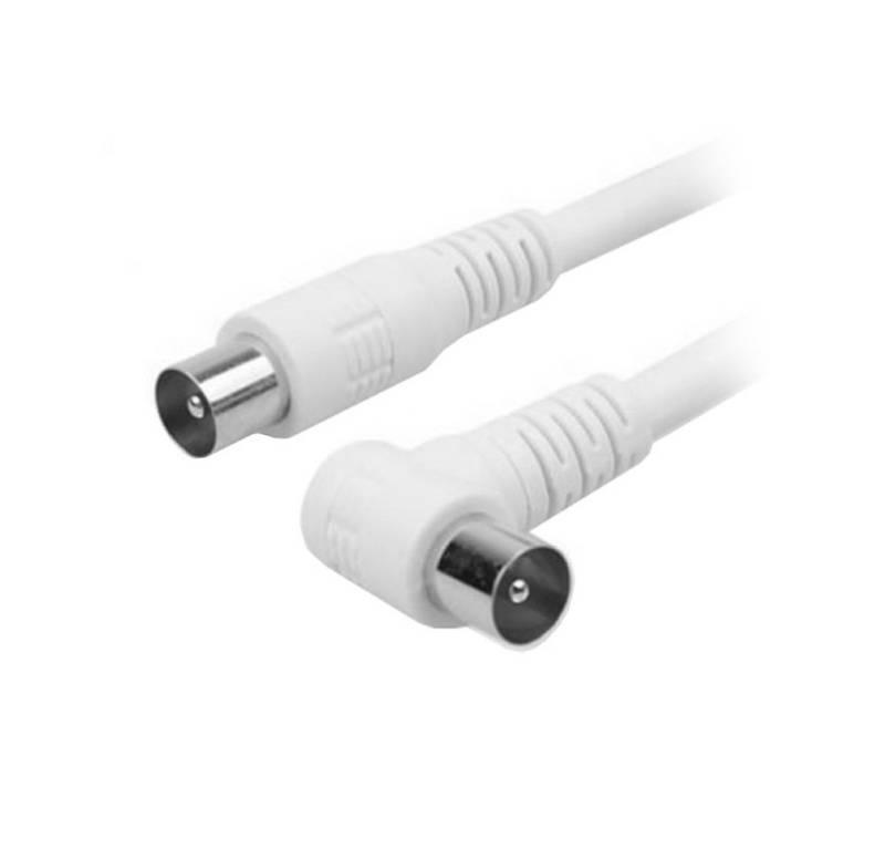Bolwins L20C 5m TV Antennenkabel 90° abgewinkelt Antennenkabel Koaxialkabel TV-Kabel von Bolwins
