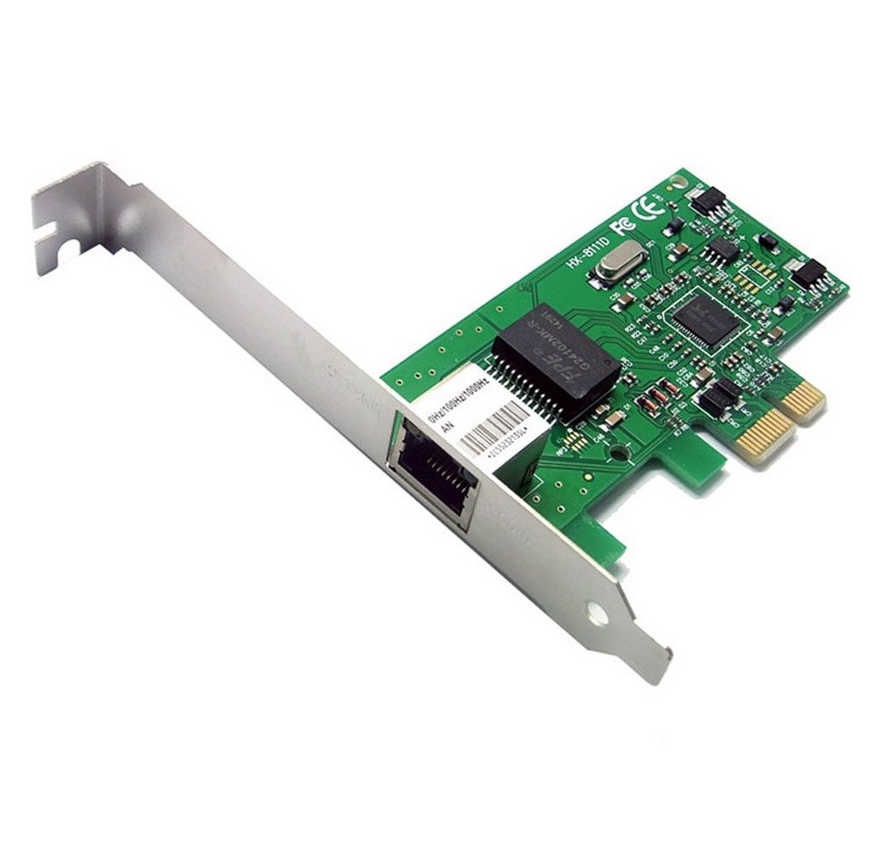 Bolwins M29C PCI-E Gigabit 1000Mb LAN Ethernet Netzwerk Karte Switch RJ45 f PC Netzwerk-Switch von Bolwins