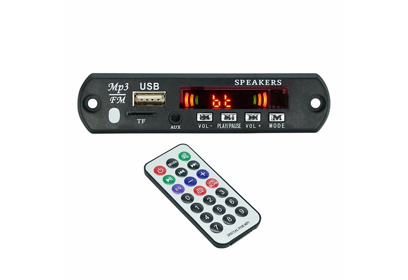 Bolwins N13C Drahtlos Bluetooth Decoder MP3 Player Auto Audio USB TF FM-Radio MP3-Player von Bolwins