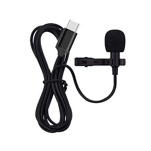 Bolwins N33CS USB Type C Lavalier Mikrofon für Android Smartphones, Mini Mikrofon lavalier mikrofon Handy Mikrofon mit 1,5 m Kabellänge für YouTube Facebook Video Aufzeichnung Videokonferenz von Bolwins