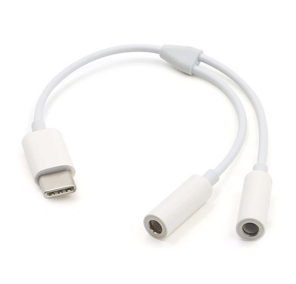 Bolwins P05 USB-C auf 2x 3,5mm Klinke Audio Adapter Kopfhörer Aux Splitter USB-Kabel Bolwins P05 USB-C auf 2x 3,5mm Klinke Audio Adapter Kopfhörer Aux Splitter USB-Kabel von Bolwins