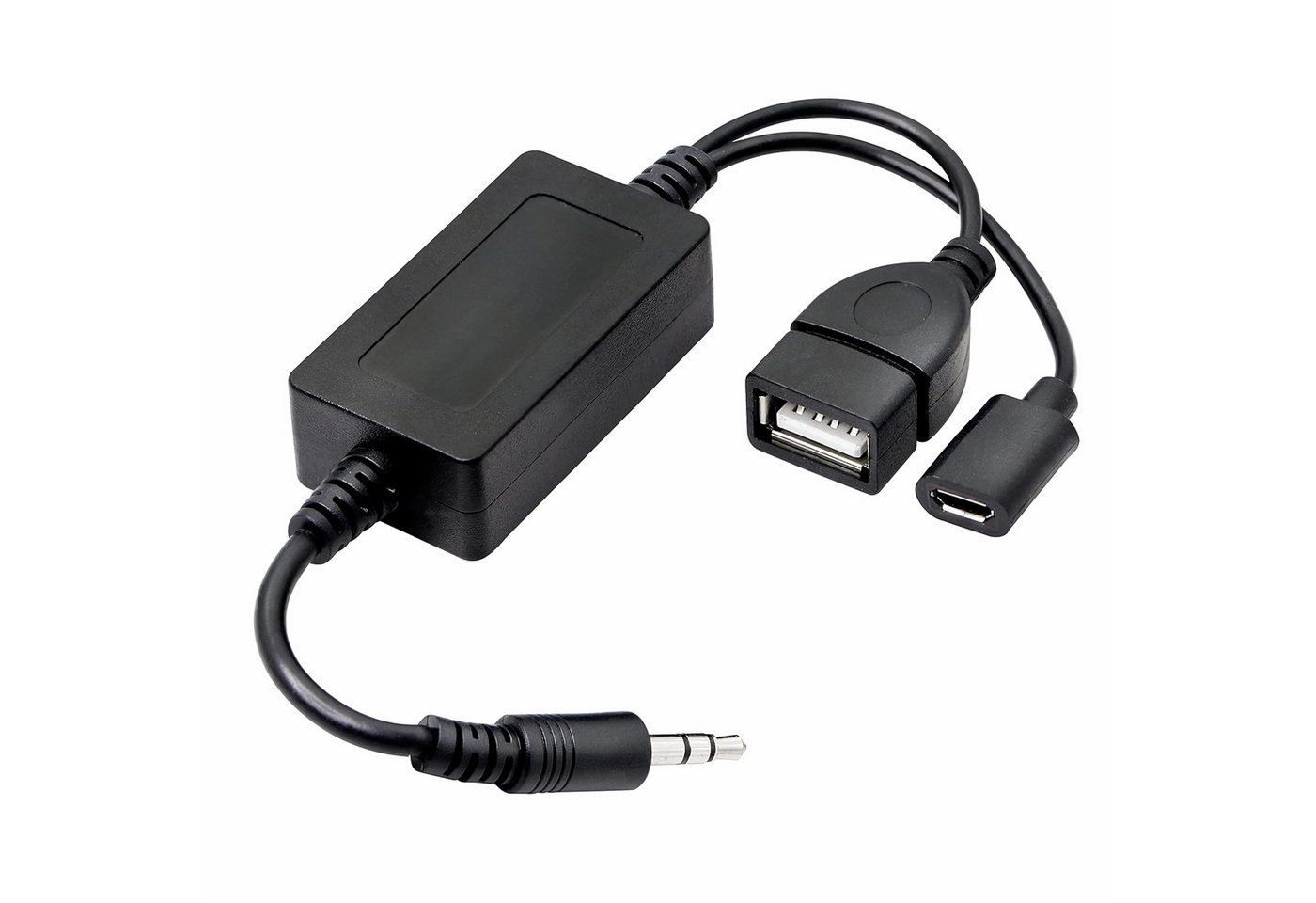 Bolwins P14 3.5mm AUX Audio Stecker auf USB A Buchse Auto Audio Adapter Kabel Audio-Kabel von Bolwins