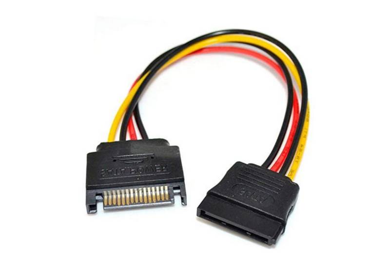 Bolwins P26 SATA Verlängerung Kabel Stromkabel Adapter 15pin Stecker zu Buchse Computer-Kabel von Bolwins