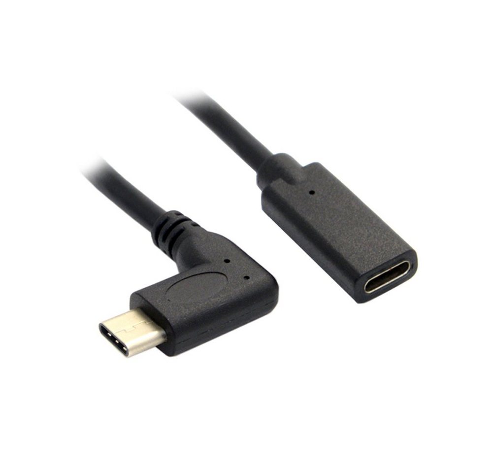 Bolwins Q14 1m abgewinkelt USB 3.1 Typ C Verlängerung Kabel für Laptop Macbook Computer-Kabel von Bolwins