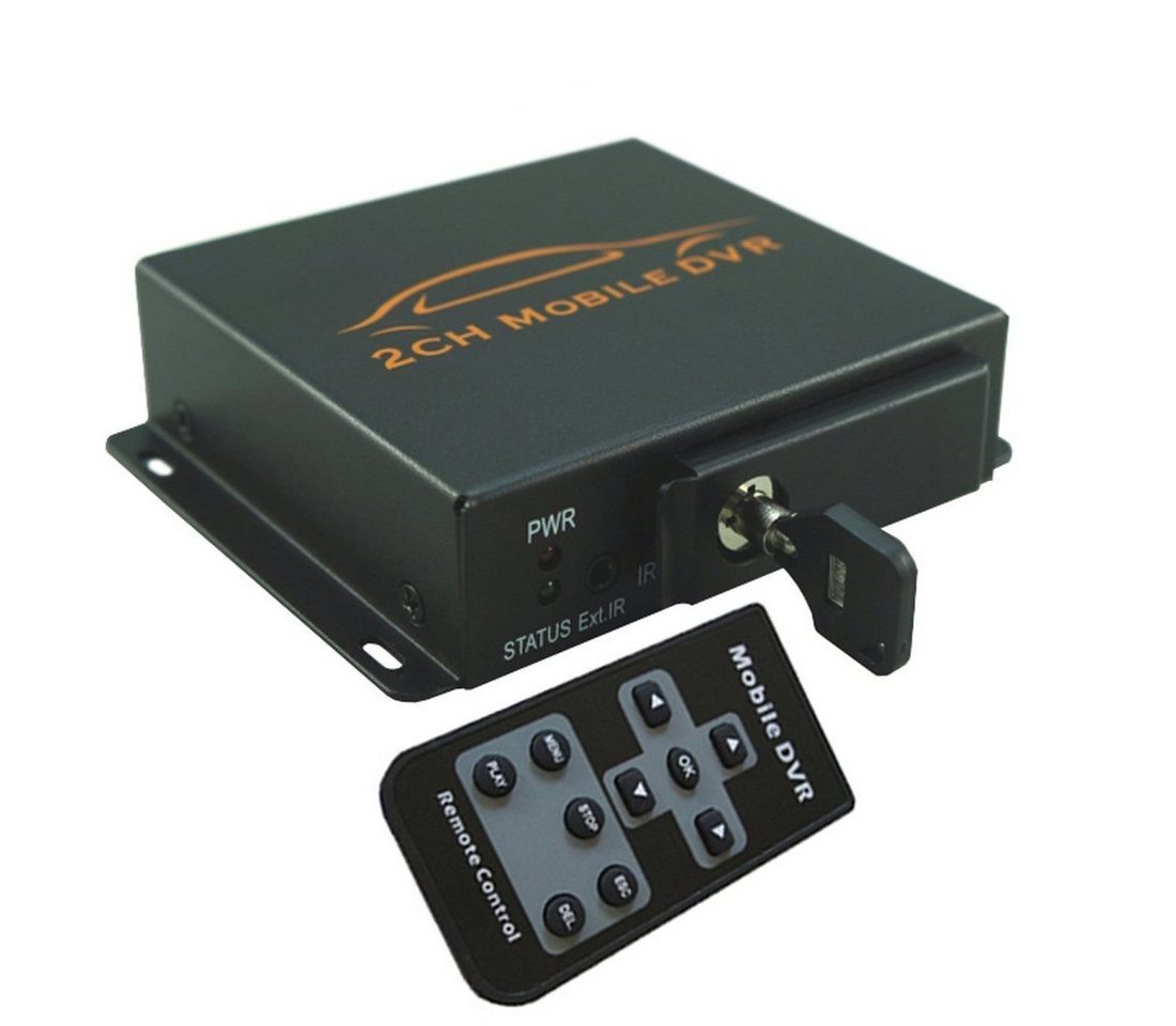 Bolwins Q57D 2 Channel DVR digital TF Video Rekorder Adapter Überwachungskamer Digitales Aufnahmegerät von Bolwins