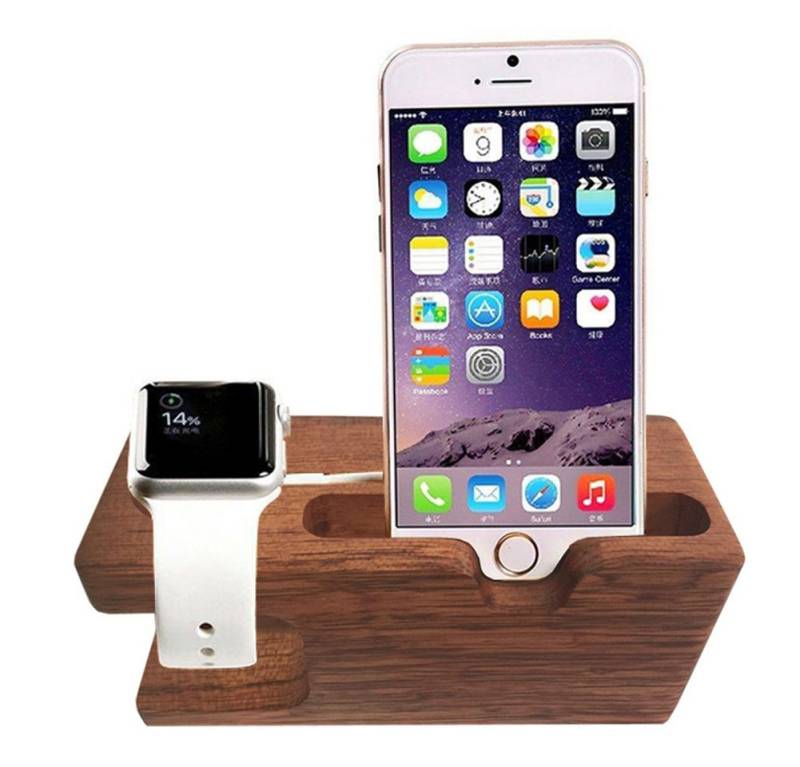 Bolwins Q88C Ladestation Halter passend für iPhone Watch iWatch Handyhalter Handy-Halterung von Bolwins