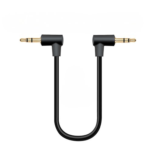 Bolwins R45S 3.5mm abgewinkeltes Klinkenkabel - 90 Grad AUX Audiokabel (20 cm) - Ideal für PC, Laptop, Smartphone, Tablet, Auto & HiFi-Receiver - Platzsparendes Design für enge Räume Bolwins R45S 3.5mm abgewinkeltes Klinkenkabel - 90 Grad AUX Audiokabel (20 cm) - Ideal für PC, Laptop, Smartphone, Tablet, Auto & HiFi-Receiver - Platzsparendes Design für enge Räume von Bolwins
