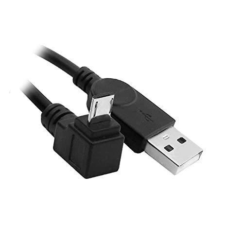 F37S USB Stecker auf Micro USB Stecker nach Oben Kabel Adapter 90° abgewinkelt 30cm für Samsung HTC von Bolwins