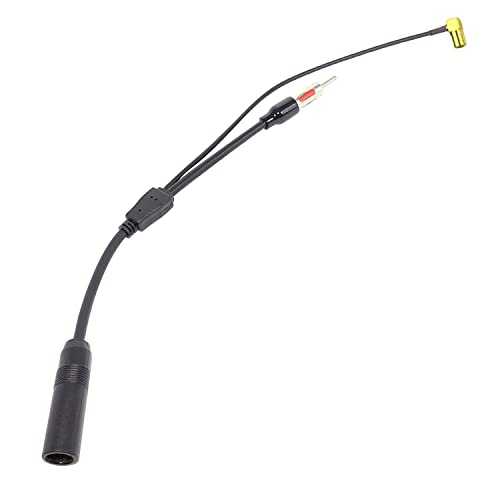 H76S DAB+ Splitter Antenne Adapter SMB Adapter DIN Stecker Auto Radio DAB Antenne für Auto Radio passende für JVC Kenwood Sony Alpine Aktiv AM FM DAB Antennensplitter, 40cm von Bolwins