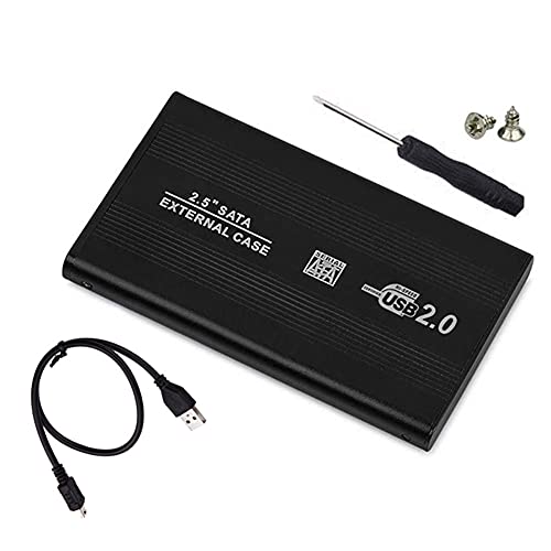 I49S 2,5 Zoll Festplattengehäuse USB 2.0 für SATA SSD/HDD – Externes Gehäuse mit USB-Kabel für SATA Festplatten I49S 2,5 Zoll Festplattengehäuse USB 2.0 für SATA SSD/HDD – Externes Gehäuse mit USB-Kabel für SATA Festplatten von Bolwins