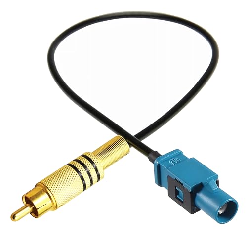 K46 Cinch Fakra Adapter Kabel – RCA Video Kabel für Rückfahrkamera, geeignet für Ford, Mercedes, VW, Audi, BMW, kompatibel mit Werksradio, Navigationssystem, Rückfahrmonitor, Plug & Play KFZ Kameraans K46 Cinch Fakra Adapter Kabel – RCA Video Kabel für Rückfahrkamera, geeignet für Ford, Mercedes, VW, Audi, BMW, kompatibel mit Werksradio, Navigationssystem, Rückfahrmonitor, Plug & Play KFZ Kameraans von Bolwins