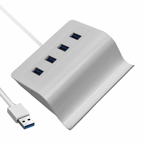 M49CS 5-in-1 USB 3.0 Hub mit 4 USB-Anschlüssen, Multifunktionaler Handyhalter für Smartphone, PC und Laptop, Schnelle Datenübertragung, Kompatibel mit Windows/Mac/Linux M49CS 5-in-1 USB 3.0 Hub mit 4 USB-Anschlüssen, Multifunktionaler Handyhalter für Smartphone, PC und Laptop, Schnelle Datenübertragung, Kompatibel mit Windows/Mac/Linux von Bolwins