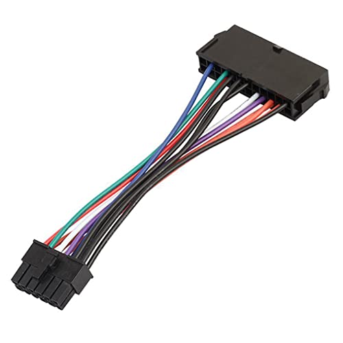 Bolwins P00S Netzteil Kabel Adapter 24-Pin auf 12-Pin ATX für Acer Q87H3 AM Q87 Hauptplatine - 13 cm Stromkabel für Acer Q87H3 AM Q87 Hauptplatine von Bolwins