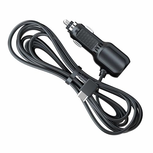 P16CS Zigarettenanzünder USB C 5V 3A, Auto KFZ Ladegerät Adapter Kabel 3,5m USB + Typ-C abgewinkelt für GPS Handy, Autoladegerät Adapter mit 3,5 Meter Typ-C Ladekabel,Nicht für A pple Geräte von Bolwins