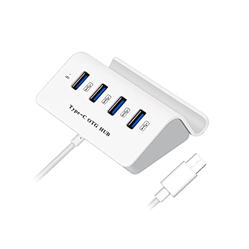 Q19CS Bolwins USB C Hub 5 Gbps USB Verteiler USB Type C auf 4 Port USB 3.0 Hub 4X USB 3.0 Port für den Anschluß von USB A Geräten, kompatibel mit MacBook Pro, iPad Pro, MacBook Air usw. von Bolwins