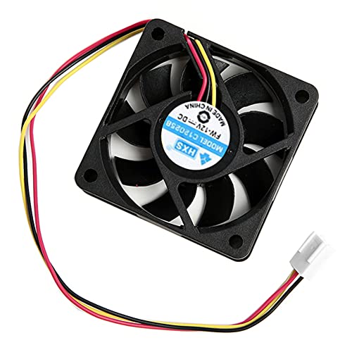 R04S 3-Pin PC Lüfter 12V, 60x60x15mm, Brushless Gehäuselüfter, Ultra-leise für CPU- und Systemkühlung, Ideal für Kühlkörper und PC-Gehäuse R04S 3-Pin PC Lüfter 12V, 60x60x15mm, Brushless Gehäuselüfter, Ultra-leise für CPU- und Systemkühlung, Ideal für Kühlkörper und PC-Gehäuse von Bolwins