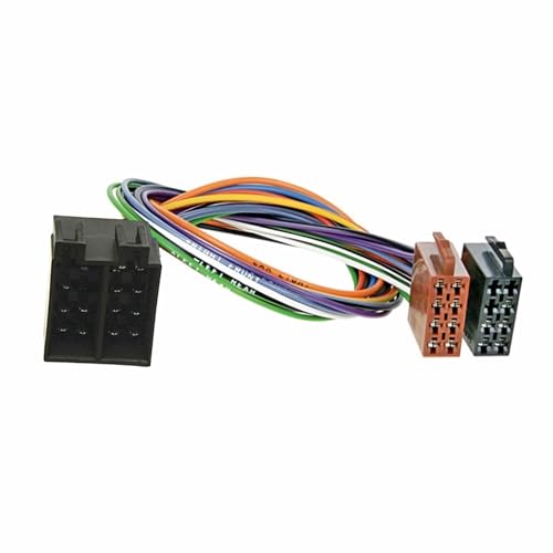 R32CS Radioanschlusskabel ISO-Stecker > ISO-Buchse, Universal Autoradio ISO Verlängerung Kabel Radio Adapter Stecker auf Buchse für KFZ, 40cm von Bolwins