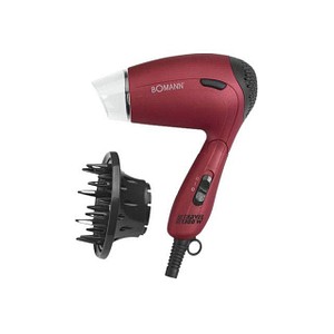 BOMANN HTD 8005 CB Reisehaartrockner rot 1.300 W von Bomann