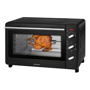 BOMANN MBG 6023 CB Minibackofen 1500 W schwarz von Bomann