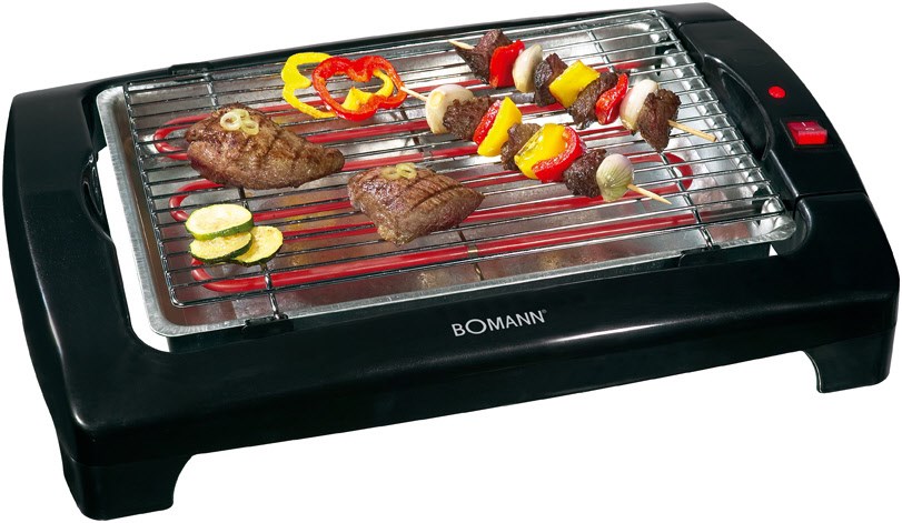 BQ 1240 CB Barbecue-Tischgrill schwarz BQ 1240 CB Barbecue-Tischgrill schwarz von Bomann