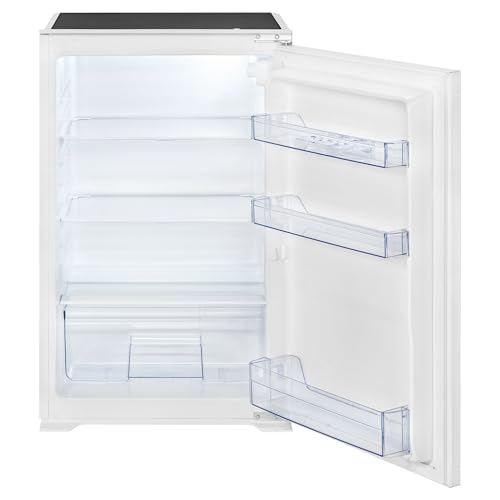 Bomann® Einbaukühlschrank ohne Gefrierfach 129L | Kühlschrank Einbau mit stufenloser Temperaturregelung | Abtauautomatik | Einbau Kühlschrank mit 3 Glasablagen | Schlepptürausführung | VSE 7809 von Bomann