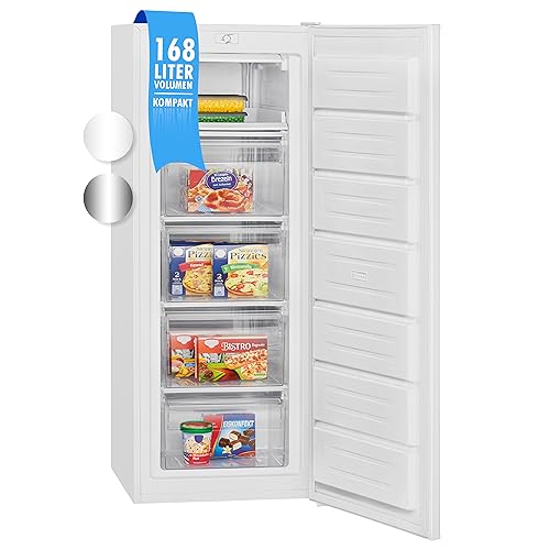 Bomann® Gefrierschrank | Tiefkühlschrank | Freezer | Nutzinhalt 168 Liter | wechselbarer Türanschlag | 4 Sterne Gefrierraum | GS 7340 weiß von Bomann