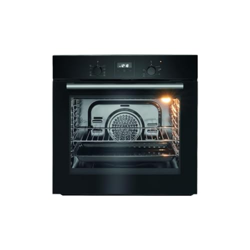 Bomann Einbau-Backofen/Einbaubackofen autark EBO 7906; mit Dampfreinigung, 3D-Heißluft, Umluft,Grill, Ober-/Unterhitze; Touch Control; LED-Display; Timer; Kindersicherung; Schwarz von Bomann