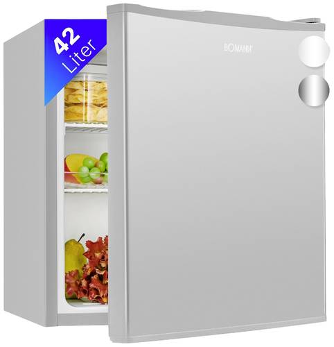 Bomann KB 7346 ix-look Kühlschrank EEK: E (A - G) 42l Standgerät Inox von Bomann