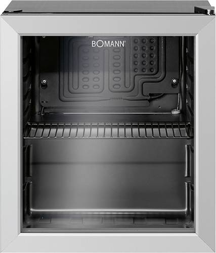 Bomann KSG 7282 Glaskühlschrank EEK: F (A - G) 48l Standgerät Schwarz von Bomann