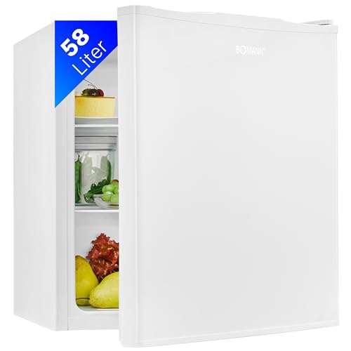 Bomann Mini Kühlschrank mit 58 Liter Nutzinhalt | Kühlschrank klein mit 2 herausnehmbaren Glasablagen | Mini Fridge mit stufenloser Temperaturregelung u. wechselbarem Türanschlag | KB 7347 weiß Bomann Mini Kühlschrank mit 58 Liter Nutzinhalt | Kühlschrank klein mit 2 herausnehmbaren Glasablagen | Mini Fridge mit stufenloser Temperaturregelung u. wechselbarem Türanschlag | KB 7347 weiß von Bomann