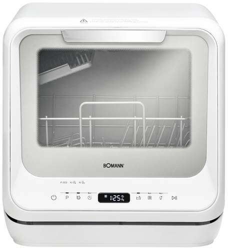 Bomann TSG 5701 Tisch-Geschirrspüler 420mm EEK: G (A - G) Standgerät Weiß von Bomann