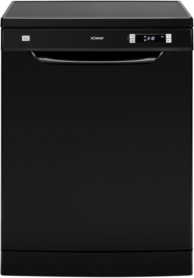 GSP 7408 Stand-Geschirrspüler 60 cm schwarz / E GSP 7408 Stand-Geschirrspüler 60 cm schwarz / E von Bomann